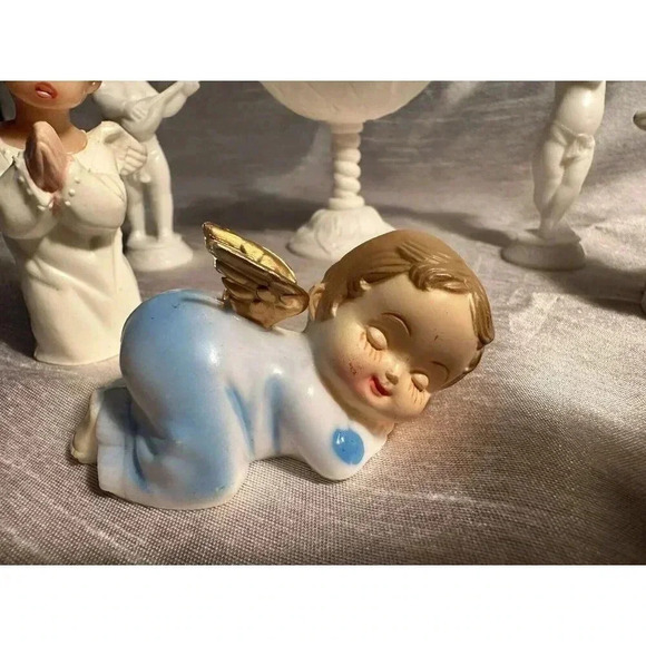 Vintage Wilton Angel And Cherub Cake Toppers - Picture 3 of 8